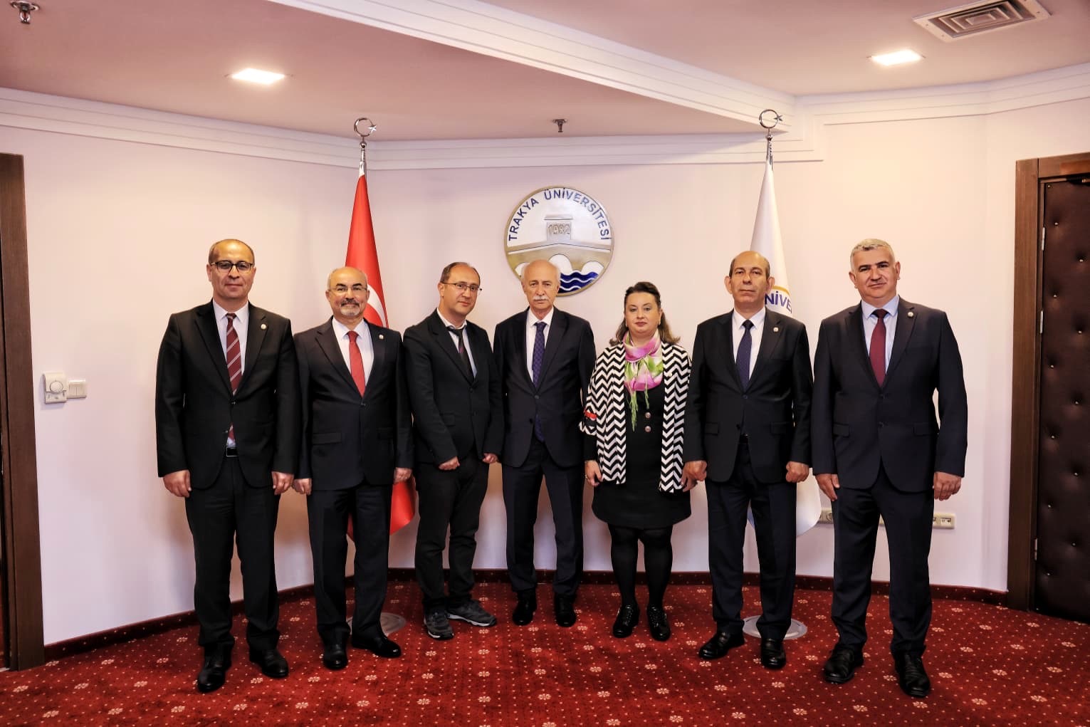 YTB EDİRNE KOORDİNATÖRÜ ÇAĞRI KOCA’DAN REKTÖR PROF. DR. MUSTAFA HATİPLER’E ZİYARET