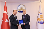 YTB EDİRNE KOORDİNATÖRÜ ÇAĞRI KOCA’DAN REKTÖR PROF. DR. MUSTAFA HATİPLER’E ZİYARET