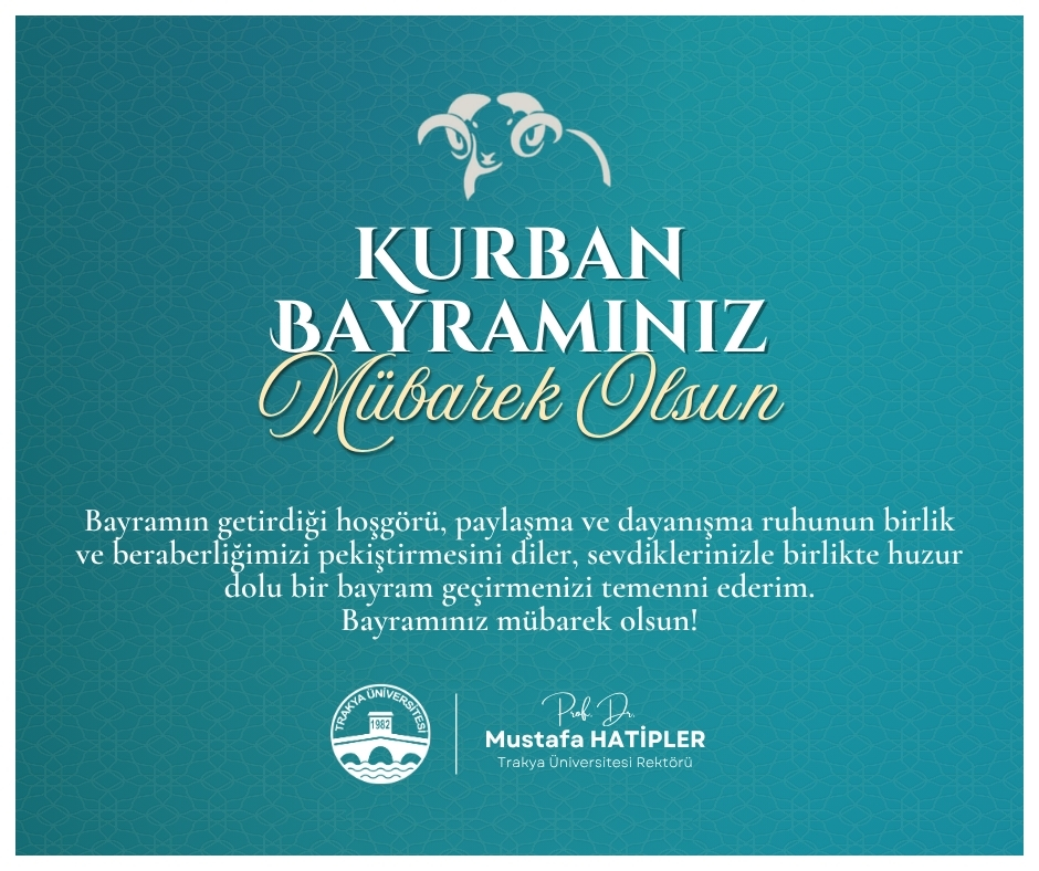KURBAN BAYRAMINIZ MÜBAREK OLSUN