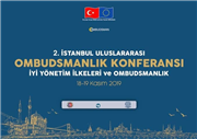 REKTÖR PROF. DR. ERHAN TABAKOĞLU 2. İSTANBUL ULUSLARARASI OMBUDSMANLIK KONFERANSI’NA KATILDI