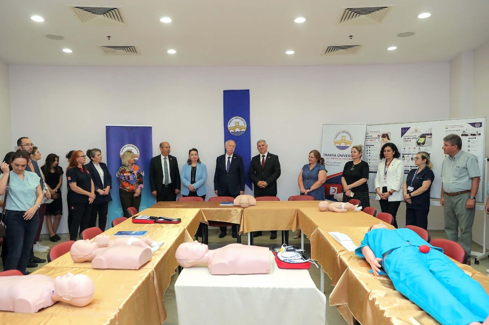 TRAKYA ÜNİVERSİTESİNDE İLK YARDIM EĞİTİM MERKEZİ AÇILDI