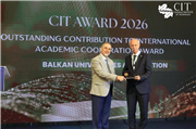 TRAKYA ÜNİVERSİTESİNE “ULUSLARARASI İŞ BİRLİĞİNE OLAĞANÜSTÜ KATKI” ÖDÜLÜ