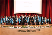 TRAKYA ÜNİVERSİTESİ EDİRNE SOSYAL BİLİMLER MESLEK YÜKSEKOKULU MEZUNLARINI UĞURLADI