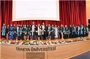 TRAKYA ÜNİVERSİTESİ EDİRNE SOSYAL BİLİMLER MESLEK YÜKSEKOKULU MEZUNLARINI UĞURLADI