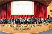 TRAKYA ÜNİVERSİTESİ EDİRNE SOSYAL BİLİMLER MESLEK YÜKSEKOKULU MEZUNLARINI UĞURLADI