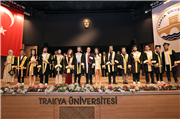 TRAKYA ÜNİVERSİTESİ UYGULAMALI BİLİMLER FAKÜLTESİNDE MEZUNİYET HEYECANI