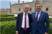 TRAKYA ÜNİVERSİTESİ REKTÖRÜ PROF. DR. MUSTAFA HATİPLER, TOBB BAŞKANI RİFAT HİSARCIKLIOĞLU İLE GÖRÜŞTÜ