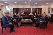 YEŞİLAY GENEL BAŞKANI DOÇ. DR. MEHMET DİNÇ, REKTÖR PROF. DR. MUSTAFA HATİPLER’İ ZİYARET ETTİ