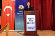 TRAKYA ÜNİVERSİTESİ SAĞLIK HİZMETLERİ MESLEK YÜKSEKOKULUNDA MEZUNİYET COŞKUSU