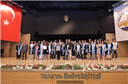 TRAKYA ÜNİVERSİTESİ SAĞLIK HİZMETLERİ MESLEK YÜKSEKOKULUNDA MEZUNİYET COŞKUSU