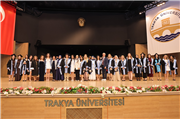TRAKYA ÜNİVERSİTESİ SAĞLIK HİZMETLERİ MESLEK YÜKSEKOKULUNDA MEZUNİYET COŞKUSU