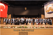 TRAKYA ÜNİVERSİTESİ SAĞLIK HİZMETLERİ MESLEK YÜKSEKOKULUNDA MEZUNİYET COŞKUSU