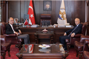 EDİRNE VALİ YARDIMCISI SIDKI ZEHİN’DEN REKTÖR PROF. DR. MUSTAFA HATİPLER’E VEDA ZİYARETİ
