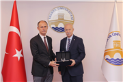 EDİRNE VALİ YARDIMCISI SIDKI ZEHİN’DEN REKTÖR PROF. DR. MUSTAFA HATİPLER’E VEDA ZİYARETİ
