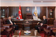 2012-2020 YILLARI ARASINDA EDİRNE İL MÜFTÜLÜĞÜ GÖREVİNDE BULUNAN EMRULLAH ÜZÜM’DEN REKTÖR PROF. DR. MUSTAFA HATİPLER’E ZİYARET