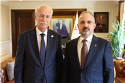 TRAKYA ÜNİVERSİTESİ REKTÖRÜ PROF. DR. MUSTAFA HATİPLER'DEN İÇİŞLERİ BAKAN YARDIMCISI BÜLENT TURAN'A ZİYARET