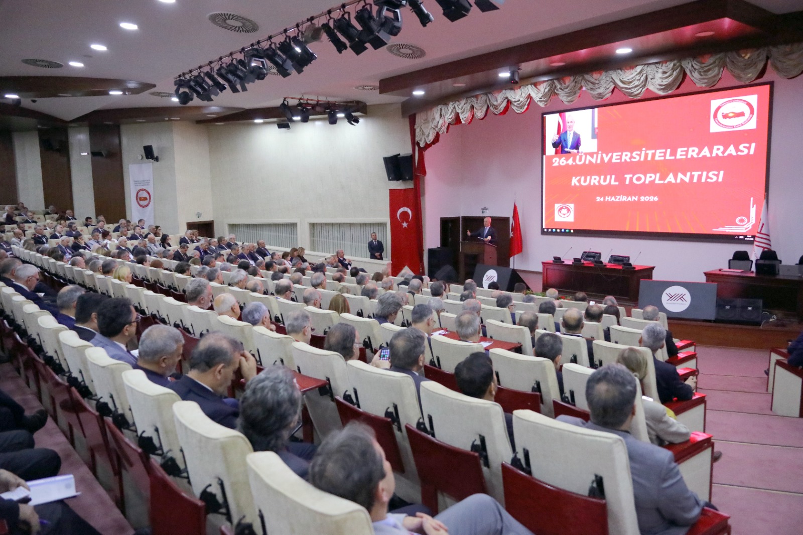 REKTÖR PROF. DR. MUSTAFA HATİPLER, 264. ÜNİVERSİTELERARASI KURUL TOPLANTISI’NA KATILDI