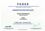 TRAKYA ÜNİVERSİTESİNDE AKREDİTASYON GURURU: FEN VE EDEBİYAT FAKÜLTESİ PROGRAMLARINA FEDEK GÜVENCESİ