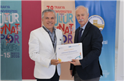 TRAKYA ÜNİVERSİTESİNDE 38. KÜLTÜR, SANAT VE SPOR ŞENLİKLERİNE KATKI SUNANLARA TEŞEKKÜR BELGESİ