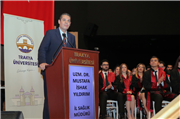 TRAKYA ÜNİVERSİTESİ TIP FAKÜLTESİNDE MEZUNİYET SEVİNCİ