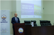 TRAKYA ÜNİVERSİTESİ EV SAHİPLİĞİNDE "EDİRNE UFUK AVRUPA ULUSAL BİLGİ GÜNÜ" PROGRAMI GERÇEKLEŞTİRİLDİ
