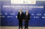 TRAKYA ÜNİVERSİTESİ "COP31 YOLUNDA BİLİM DİPLOMASİSİ: AKADEMİ LANSMANI"NA KATILDI