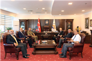 TÜMGENERAL YÜKSEL KOLCU’DAN REKTÖR HATİPLER’E VEDA ZİYARETİ
