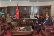 TUĞGENERAL BÜLENT BARIŞ SARP’TAN REKTÖR HATİPLER’E VEDA ZİYARETİ