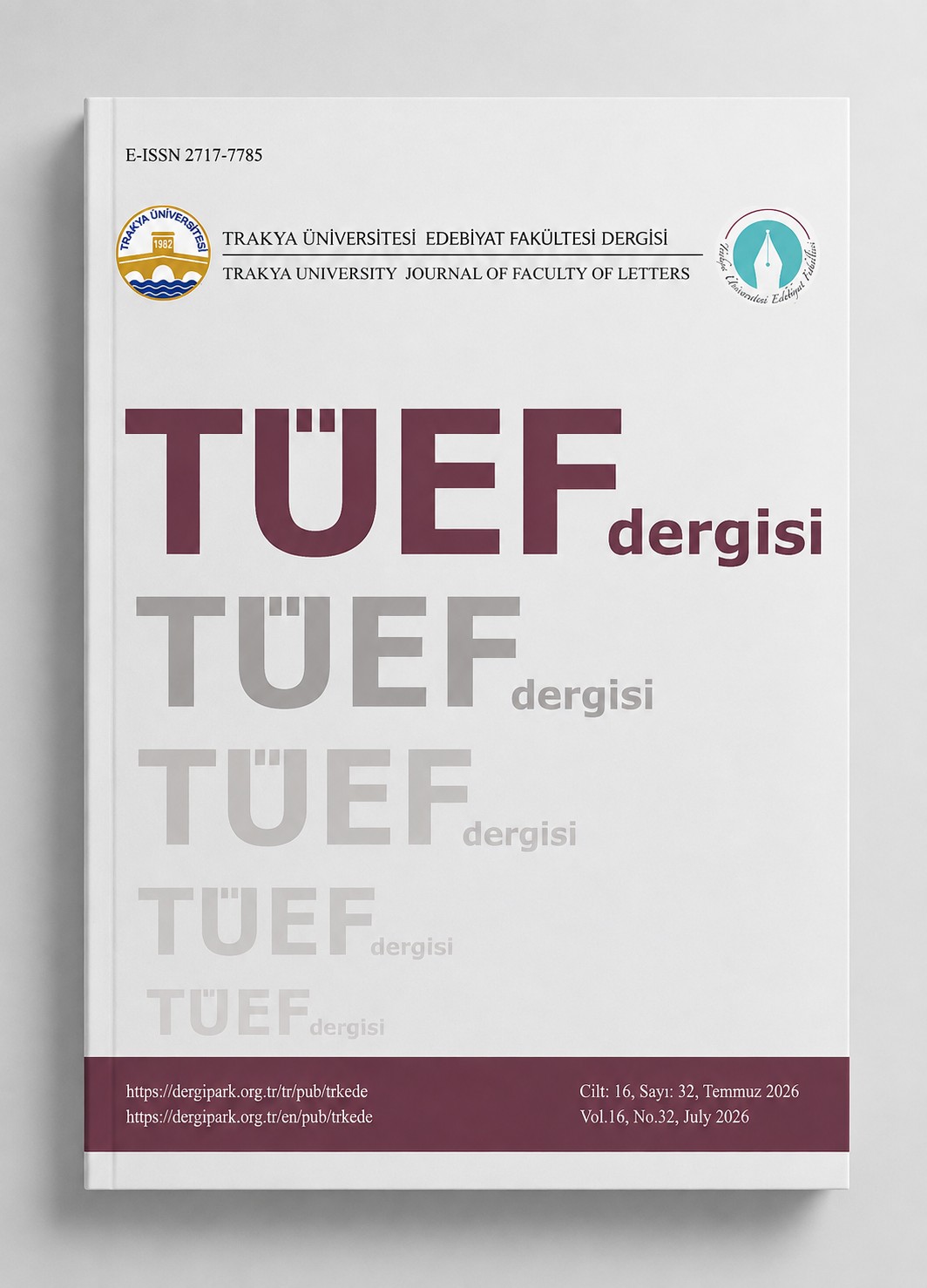 TRAKYA ÜNİVERSİTESİ EDEBİYAT FAKÜLTESİ DERGİSİ ERIH+ DİZİNİNE KABUL EDİLDİ