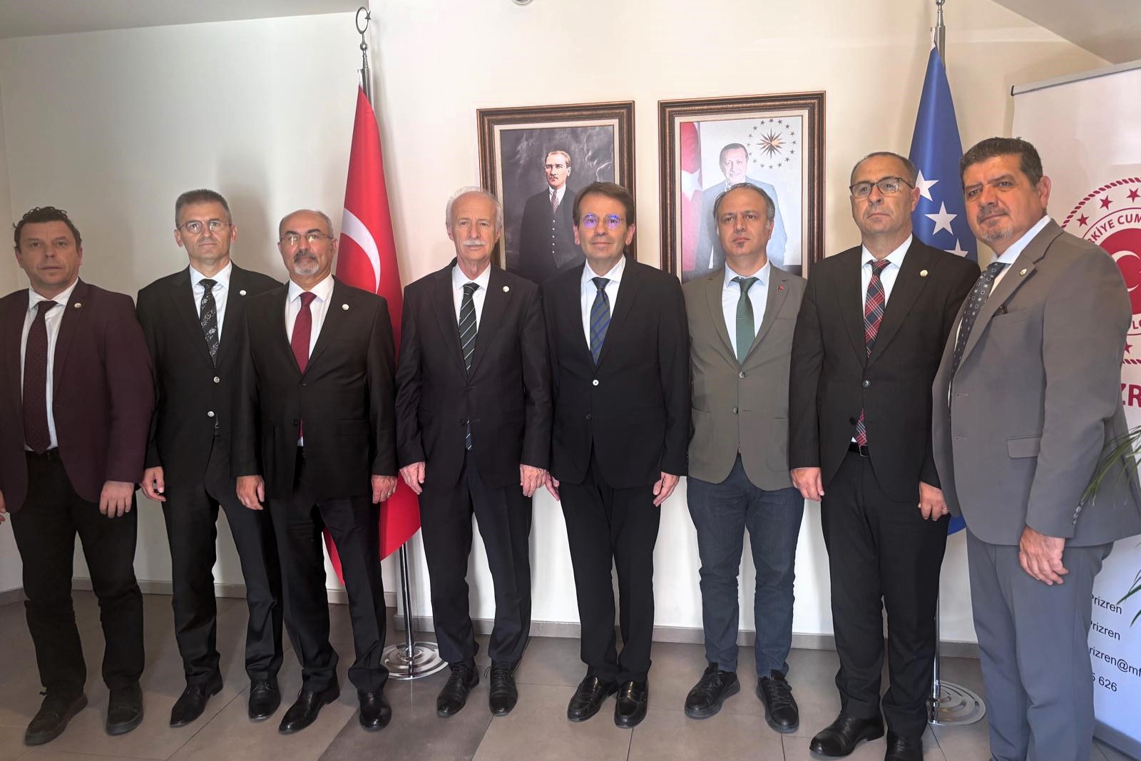 TRAKYA ÜNİVERSİTESİ HEYETİNDEN TÜRKİYE’NİN PRİZREN BAŞKONSOLOSU FATİH TOPÇU’YA ZİYARET