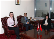 SADİYE XHEKO’DAN REKTÖRLÜĞE ZİYARET