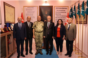 TRAKYA ÜNİVERSİTESİ YÖNETİMİNDEN 9. HUDUT TUGAY KOMUTANI TUĞGENERAL HARUN AYDOĞDU’YA ZİYARET