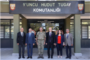 TRAKYA ÜNİVERSİTESİ YÖNETİMİNDEN 9. HUDUT TUGAY KOMUTANI TUĞGENERAL HARUN AYDOĞDU’YA ZİYARET