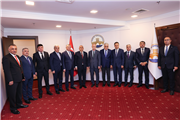 AZERBAYCAN HEYETİNDEN REKTÖR PROF. DR. MUSTAFA HATİPLER’E ZİYARET