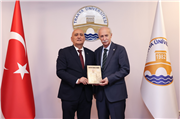 AZERBAYCAN HEYETİNDEN REKTÖR PROF. DR. MUSTAFA HATİPLER’E ZİYARET