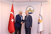 AZERBAYCAN HEYETİNDEN REKTÖR PROF. DR. MUSTAFA HATİPLER’E ZİYARET