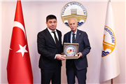 AZERBAYCAN HEYETİNDEN REKTÖR PROF. DR. MUSTAFA HATİPLER’E ZİYARET
