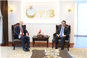 REKTÖR PROF. DR. MUSTAFA HATİPLER’DEN YTB BAŞKANI ABDULHADİ TURUS’A ZİYARET