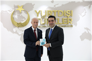 REKTÖR PROF. DR. MUSTAFA HATİPLER’DEN YTB BAŞKANI ABDULHADİ TURUS’A ZİYARET