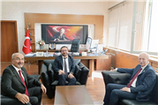 REKTÖR PROF. DR. MUSTAFA HATİPLER, SGK GSS GENEL MÜDÜRÜ DOÇ. DR. EREN USUL’U ZİYARET ETTİ
