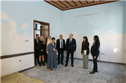 AB BAŞKANLIĞI HEYETİ, TRAKYA ÜNİVERSİTESİNİN EDİRNE DİJİTAL KENT ARŞİV MERKEZİ OLARAK İŞLEVLENDİRECEĞİ TARİHİ YAPIDA İNCELEMELERDE BULUNDU
