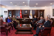 2.KOLORDU KOMUTANI KORGENERAL ALPARSLAN KILINÇ’TAN REKTÖR PROF. DR. MUSTAFA HATİPLER’E ZİYARET