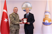 2.KOLORDU KOMUTANI KORGENERAL ALPARSLAN KILINÇ’TAN REKTÖR PROF. DR. MUSTAFA HATİPLER’E ZİYARET