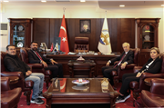 YUNANİSTAN RODOP MİLLETVEKİLİ ÖZGÜR FERHAT’TAN REKTÖR PROF. DR. MUSTAFA HATİPLER’E ZİYARET