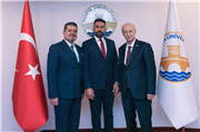 YUNANİSTAN RODOP MİLLETVEKİLİ ÖZGÜR FERHAT’TAN REKTÖR PROF. DR. MUSTAFA HATİPLER’E ZİYARET