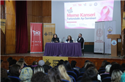 TRAKYA ÜNİVERSİTESİ BİLİM KAFE'DE MEME KANSERİ FARKINDALIĞINA DİKKAT ÇEKİLDİ
