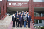 TRAKYA ÜNİVERSİTESİ HEYETİNDEN BURGAS FREE ÜNİVERSİTESİNE ZİYARET