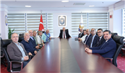 BALKAN RESSAMLARINDAN REKTÖR PROF. DR. MUSTAFA HATİPLER’E ZİYARET