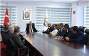 BALKAN RESSAMLARINDAN REKTÖR PROF. DR. MUSTAFA HATİPLER’E ZİYARET