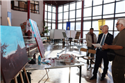 REKTÖR PROF. DR. MUSTAFA HATİPLER, BALKAN RESSAMLARIYLA BİR ARAYA GELDİ